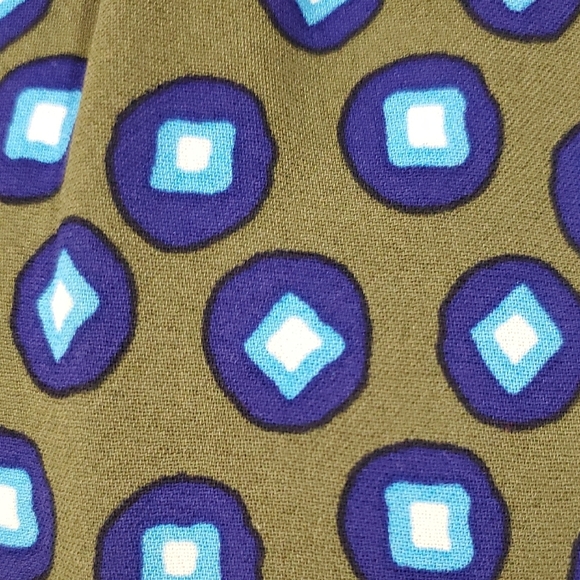 J. Crew Green and Blue Sleeveless Halter Midi Dress - Picture 5 of 9